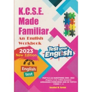 KCSE MADE FAMILIAR ENGLISH REVISION