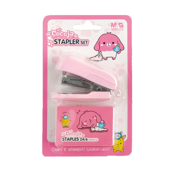 M & G COCOJA STAPLER & STAPLES SET