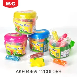 M&G MODELLING CLAY 12 COLOURS / TIN