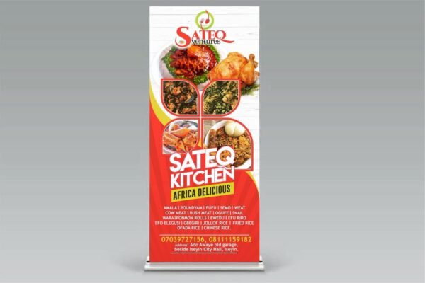 BROAD BASE ROLL-UP BANNER