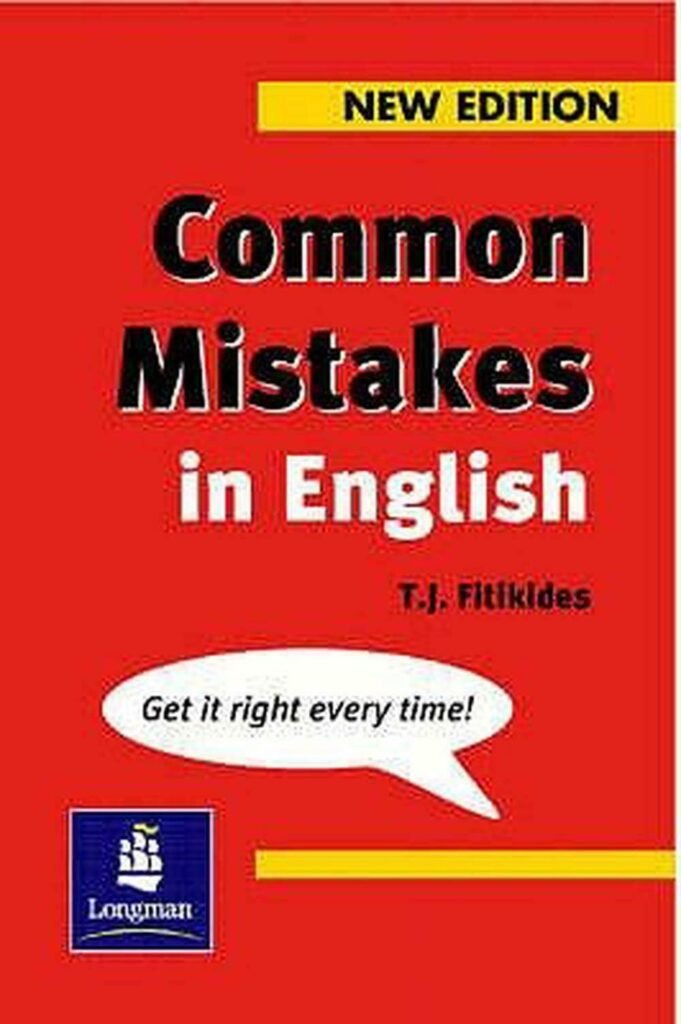 COMMON MISTAKES IN ENGLISH